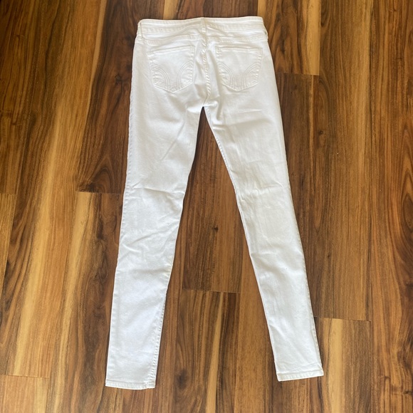 White Hollister Jeans Size 3R - Picture 2 of 4
